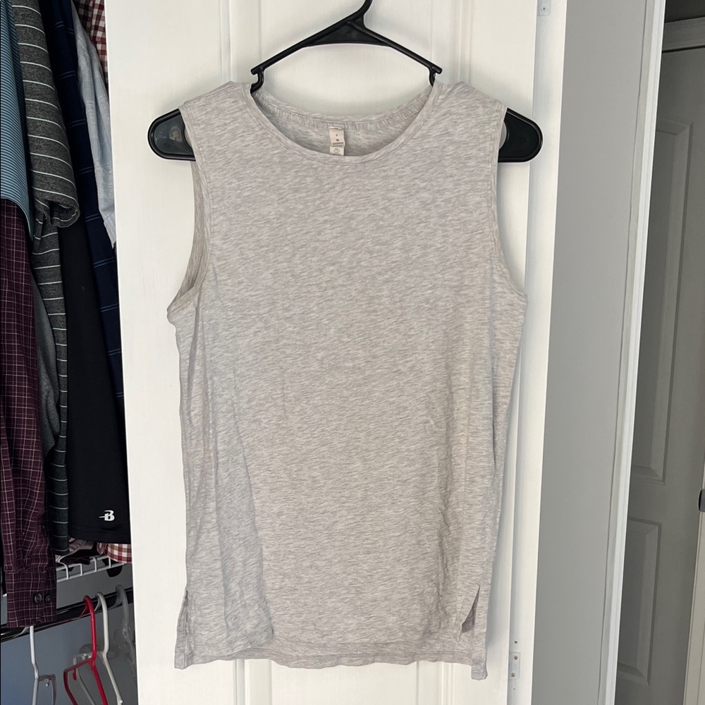 Lululemon Athletica Light Gray Tank Top